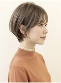 40代50代◎大人ハンサムショート×トレンドカラー艶髪