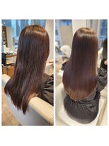ファム 宝町店(femme)&nbsp;縮毛矯正　before　after
