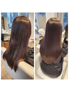 ファム 宝町店(femme) 縮毛矯正　before　after
