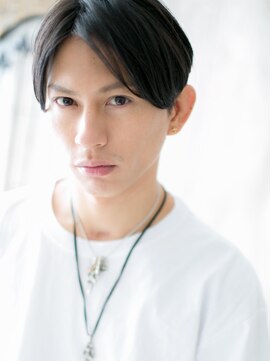 モッズヘアー メン 戸田公園店(mod's hair men) 王道リクルート黒髪センターパートフェザーマッシュi戸田公園