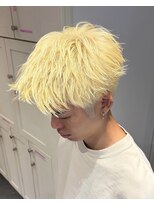 ベレーザ 川越(Beleza)&nbsp;ba20246_イエローハイトーンカラー透明感スパイキーショート艶髪