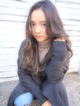 メロウ(MELLOW) 3Dブリーチハイライト+オリーブASHカラー