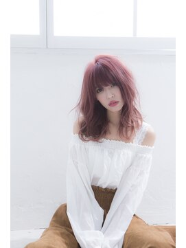 ミエル ヘア 新宿(miel hair) 【miel hair新宿】愛され透明感ピンクグレージュ