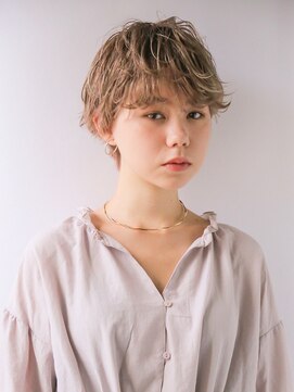 ヴェルダ 池袋店(verda) 色素が薄く見えるカラーとアンニュイショート*fukuda