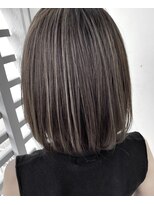 ジーナ 博多(Zina)&nbsp;【Zina博多】イメチェン毛先パーマ耳かけ×フォギーベージュ