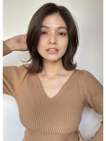 ディフィーノ 赤坂(DIFINO)&nbsp;ゆったりウェーブヘア/透け感ベージュカラー