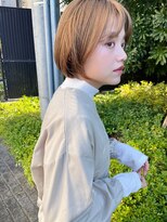 ラノバイヘアー(Lano by HAIR) 大人可愛い20代30代40代前下がりショートボブ丸みショート