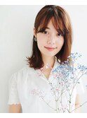 外ハネセミディ/大人かわいい/大人◎20代30代40代50代