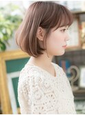■ダスティーピンク美髪小顔前下がりボブ208★浦和20代30代40代