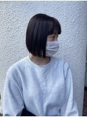 コンパクトぱつっとミニボブ