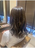 ミディアムゆるふわヘア