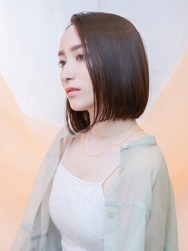 ピークアブー アヴェダ アトレ恵比寿(PEEK-A-BOO AVEDA) ナチュラル/肩上ボブ/艶カラー　恵比寿　高橋