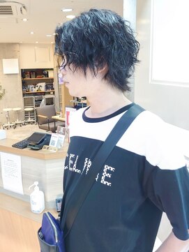 ヒート トウキョウ 目黒店(HEAT TOKYO) ツイスパセンターパートマッシュ波巻きダウンパーマメンズ目黒