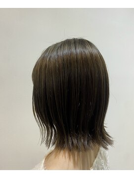 ネウィ ジャム 町田(newi JAM) オリーブアッシュ/外ハネボブ/オリーブブラウン