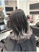 ホワイトグレージュグラデーションカラー