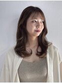ナチュラルロングレイヤー/ブラウン/簡単スタイリング