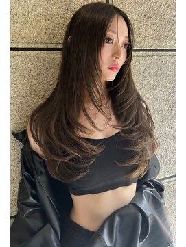 ランズ(LANDS) レイヤーカット 【韓国ヘア 大阪 梅田】