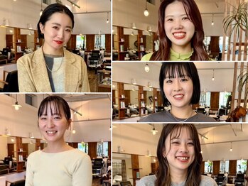 モク 大阪梅田店(MOK)の写真/ハイセンスな女性スタイリストにお任せ♪こだわりの透明感カラーで、あなたに一番似合うデザインをご提案。