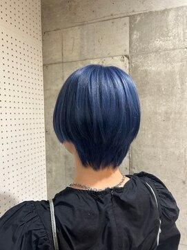 ヘア ルーナ バイ アプリーレ(hair lune by Aprire) ネイビーカラー/ブルーカラー/夏カラー/ネイビーブルー/10代20代