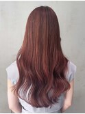 ロング顔周りレイヤー韓国ヘア美髪_ba423121