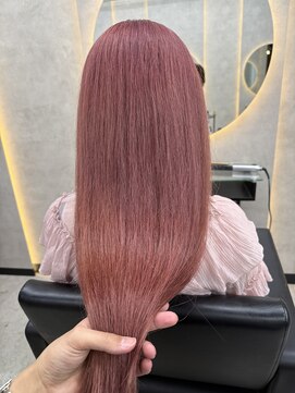 ルノン シェリー(LUNON cheliy) ホワイトグレージュミニウルフチェリーブラウンデジタルパーマ