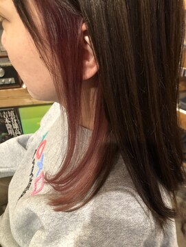 テントヘアー(tent hair) インナーカラー