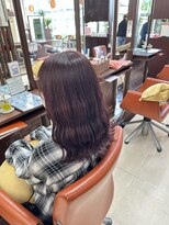 ウィーブ 成田店(Weve)&nbsp;ホワイトグレージュ/デジタルパーマ/チェリーブラウン/成田