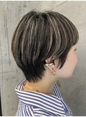 ショートスタイルにもハイライト！福岡ハイライト
