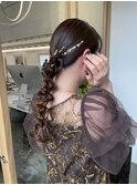 編みおろしhair