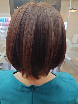 アヴァンス 北花田店(AVANCE) ショート×ピンクブラウン