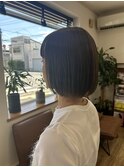 ミニボブ/ショートボブ/切りっぱなしボブ/小顔