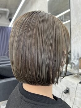 ランズ(LANDS)の写真/【駐車場完備/武庫之荘】レディースライクからマニッシュまで◎魅力を引き出すショート・ボブStyleを提案！