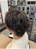波巻きシャドーパーマ