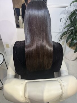 アリー 原宿 表参道(ALLY) ALLY宍戸　ブリーチなしカラーオリーブグリーン