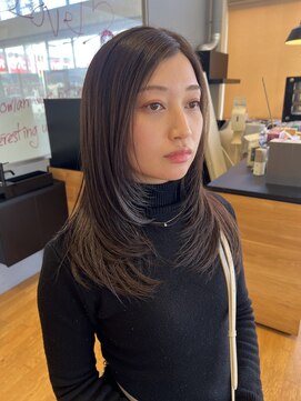 サラ ビューティ サイト 春日(SARA Beauty sight) レイヤー/レイヤースタイル/カット/ブラウン/赤み消し