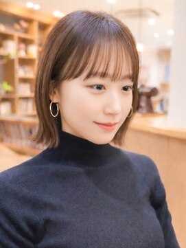 ルエ(rue) 切りっぱなしボブ前髪あり前髪なしくびれボブ大人ボブ外ハネボブ