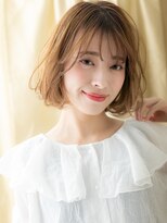 カバーヘア ブリス 大宮西口(COVER HAIR bliss)&nbsp;透明感カラーミルクティーブロンドエアリーボブX大宮20代30代