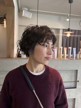 シカタ シーカ 鎌倉(CICATA/ShIKA.) 40代/ショートボブ/パーマ/鎌倉