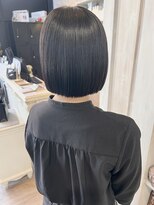 キャアリー(Caary) 福山美容室caary髪質改善ストレート切りっぱなしボブ20代30代