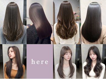 ヒアー 岡山(here)の写真/髪質改善で叶える。極上の艶髪へ導く髪質改善トリートメント×縮毛矯正の岡山髪質改善専門店/髪質改善/岡山