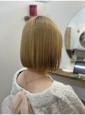 内巻きボブ
