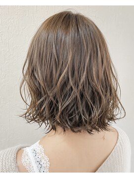 リシャルム 新保店(Re charme) 【抜け感ウェーブ】柔らかボブパーマ【上重晴輝】