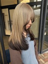 アース 新庄店(EARTH)&nbsp;レイヤーカット＋デザインカラー