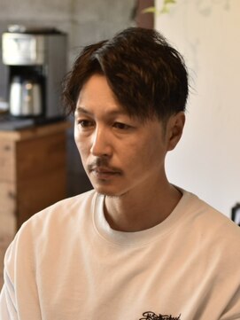 リム メンズヘア(LIM men's hair) 渋髪無造作センターパート【倉敷のメンズカット専門店/美容院】