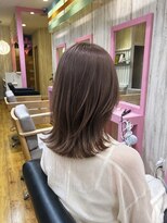 ロア バイ アヴァンス 天王寺店(Lowa by avance.)&nbsp;【シアグレージュ】×【重めミディアムレイヤー】×【髪質改善】