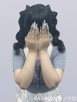 アールエーサロンモノクロ 秋葉原(RA SALON モノクロ) 【推し活ヘアメ】立体りぼんツインヘア