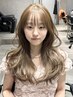 【shun指名平日限定】カット＋ブリーチなしダブルカラー＋クイックtreatment
