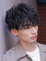 バイフィフス 原宿/表参道(by fifth)&nbsp;原宿ルーズパーマシャドウパーマルーズショートセンターパート