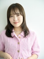 キネン バイ ツリー 宇都宮(kinen by tree)&nbsp;暗めブラウンセミロングストレートの大人美髪シルエット