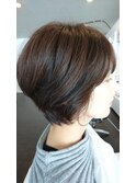 ポイントカラーでローライト(サロンスタイル)